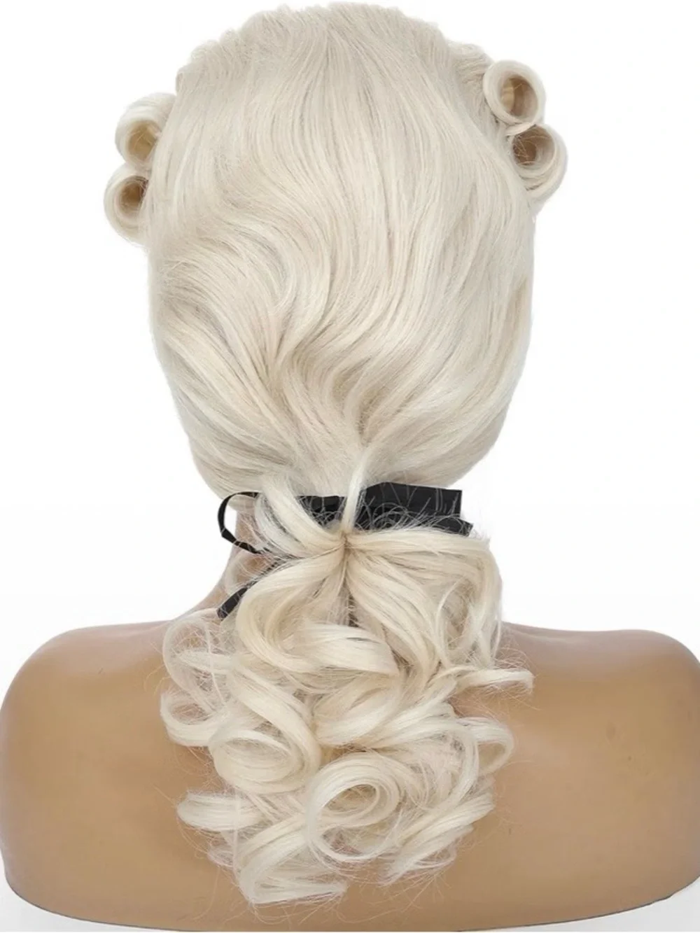 New Unisex White Colonial Judge Wig 18th C, Costume Hair for Halloween & Cosplay